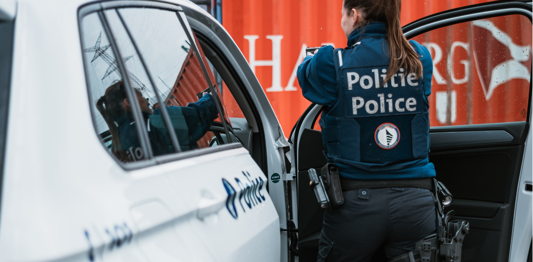 inspecteur politie in haven van antwerpen